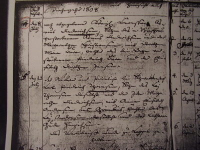 churchbook - marriage register - 1808